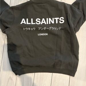 All Saints Black Sweatshirt